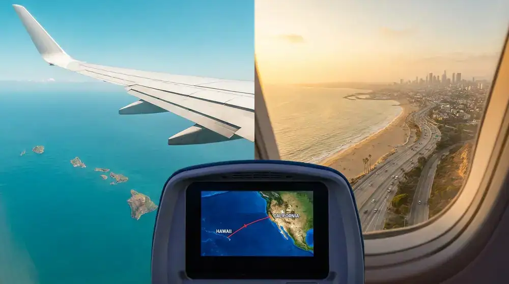 hawaii to california
