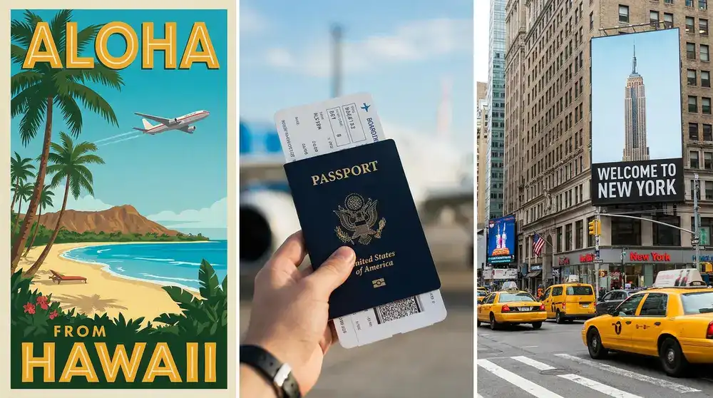 hawaii to new york