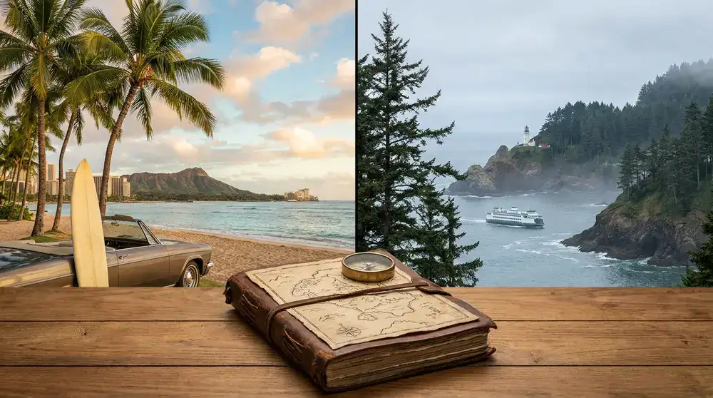 hawaii to oregon