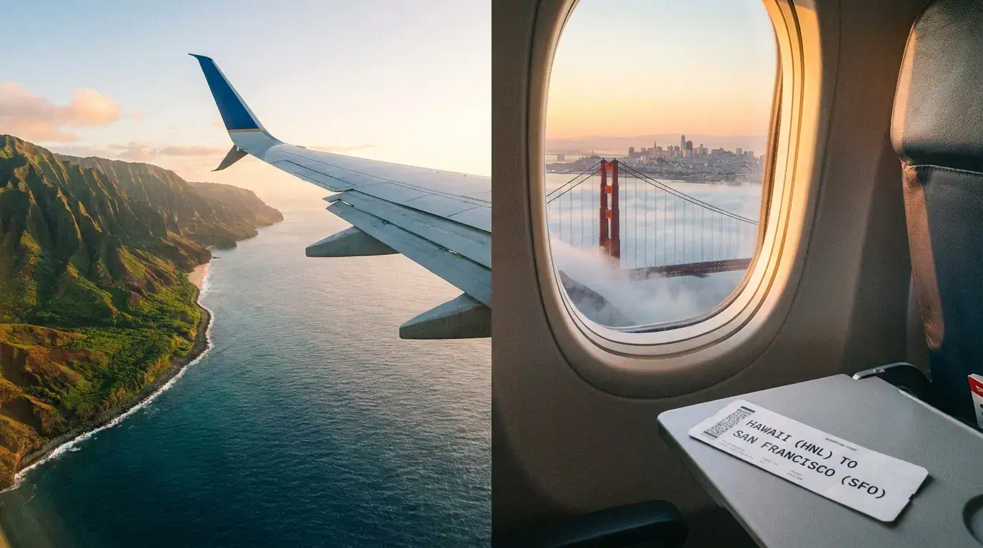 hawaii to san francisco